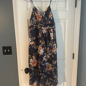 Floral Navy Dress